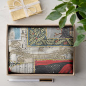 Kerstmis  Santa Truck Labrador Decoupage Tissuepapier (Geschenk)