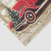 Kerstmis  Santa Truck Labrador Decoupage Tissuepapier (Detail)