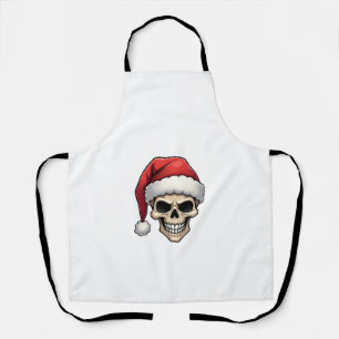 Kerstmis Schedel Grappige Kerstman XMES Mannen Vro Schort