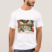 Kerstmis - Schnauzer - Apache T-shirt (Voorkant)