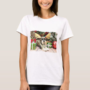 Kerstmis - Schnauzer - Apache T-shirt