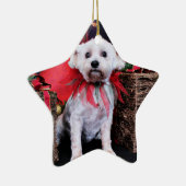 Kerstmis - Schnole - Zoey Keramisch Ornament (Rechts)