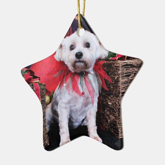 Kerstmis - Schnole - Zoey Keramisch Ornament (Links)