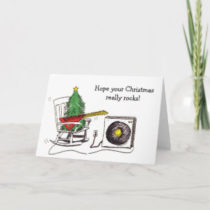 Kerstmis schommelt kaart