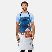 Kerstmis Schort (Gedragen)