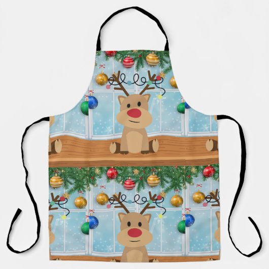 kerstmis schort (Voorkant)