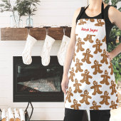 Kerstmis Schort Gingerbrood Mannen Patroon