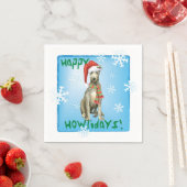 Kerstmis Schotse hond Servet (Insitu)