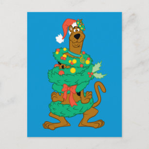 Kerstmis Scooby Feestdagenkaart