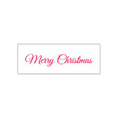 Kerstmis script  zelfinktende stempel (Design)
