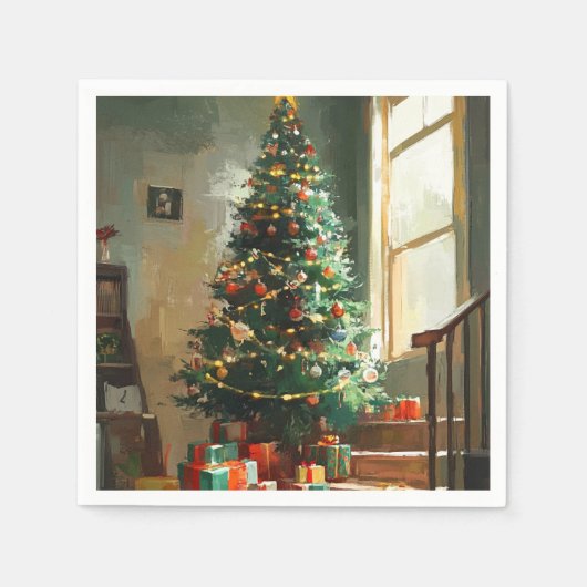 kerstmis servet (Voorkant)