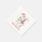 Kerstmis Servet (Hoek)