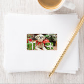 Kerstmis - Shih Tzu - Bailey Etiket (Insitu)