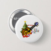 Kerstmis Shirt Ronde Button 5,7 Cm (Voorkant /achterkant)