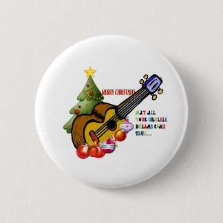 Kerstmis Shirt Ronde Button 5,7 Cm