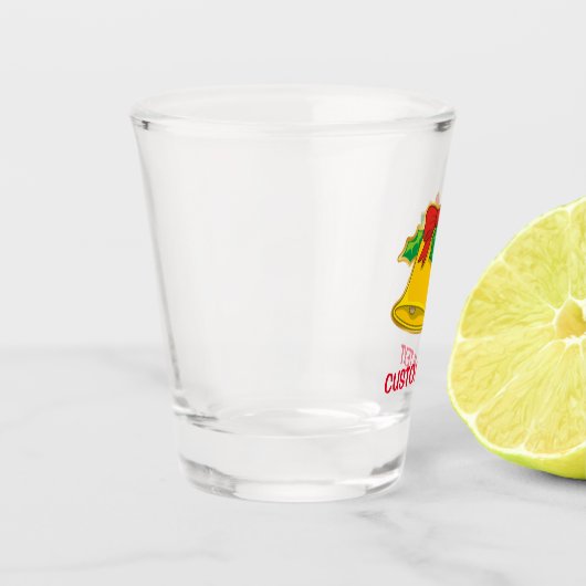Kerstmis Shot Glas (Links)