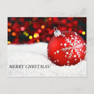 Kerstmis siert 3, VROLIJKE CHRSTMAS! Feestdagenkaart