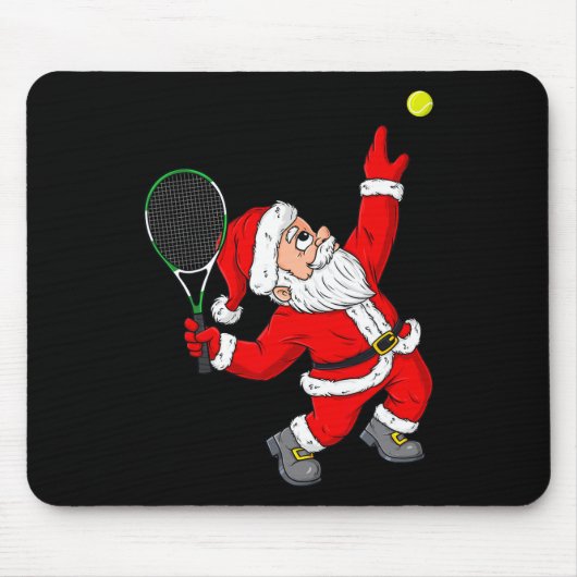 Kerstmis Sinterklaas Tennis Fun Boys Meisjes Kinde Muismat (Voorkant)