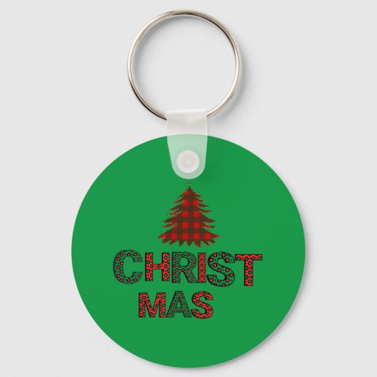 Kerstmis Sleutelhanger (Achterkant)