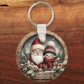 Kerstmis Sleutelhanger (Achterkant)