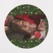 Kerstmis SlipperyJoe snoepsnoeren kerstman Labels (Design 2)