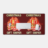 Kerstmis, sluipschutter, geschenk, leger bureaumat (Keyboard & Muis)