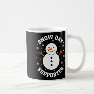 Kerstmis Sneeuw Dag Supporter Sneeuwvlokje Sneeuwm Koffiemok