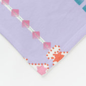 Kerstmis sneeuwman partij fleece deken (Hoek)