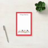 Kerstmis Sneeuwmannen Post-it Notities Post-it® Notes (Kantoor)