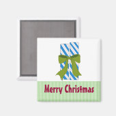 Kerstmis Snoep Magneet (Voorkant / Achterkant)