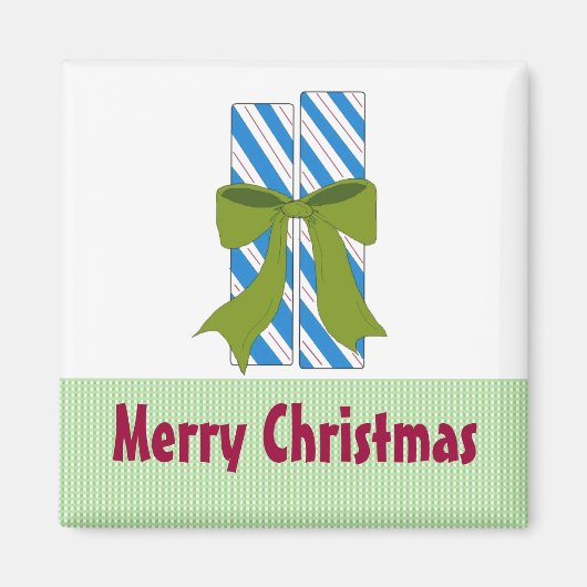 Kerstmis Snoep Magneet (Voorkant)