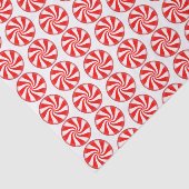 Kerstmis Snoep Peppermint Tissuepapier (Detail)