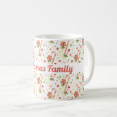 Kerstmis Snoepjes Patroon persoonlijke koffie-Mok Koffiemok (Voorkant rechts)
