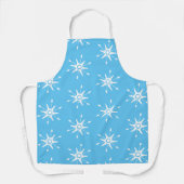 Kerstmis Snowflake Holiday Kerstmis Schort (Voorkant)