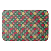 Kerstmis Snowflake patterned Large Bath Mat (Voorkant)