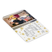Kerstmis: Snowflake Silver Gold Magneet (Rechterzijde)