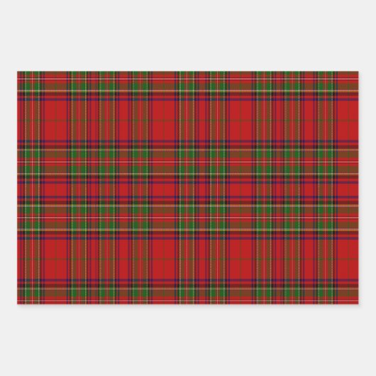 Kerstmis Snowman Beer Gingerbrood Huis Rood Groen Inpakpapier Vel (Voorkant)