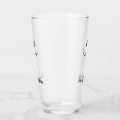 Kerstmis, Snowman Glass Cup Glas (Rechts)