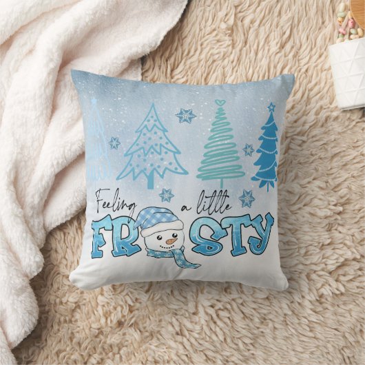 Kerstmis Snowman Kussen (Deken)