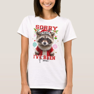 Kerstmis Sorry Kerstman Ik ben een wild T-shirt ge