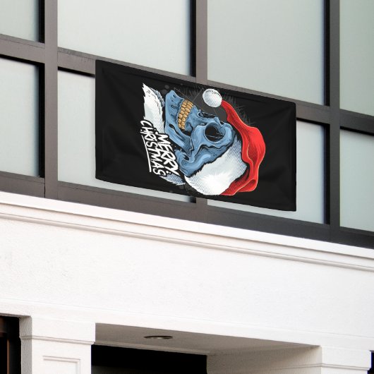 Kerstmis Spandoek (Buitenkant Gebouw)