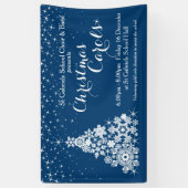 Kerstmis-sparrenbanner Spandoek (Verticaal)