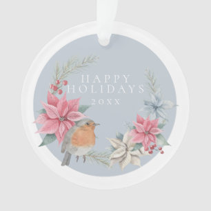Kerstmis, speciaal op Robin en Holiday Wreath Ornament