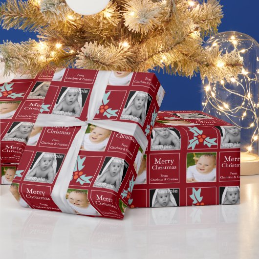 Kerstmis, speciaal voor Holly Red Cadeaupapier (Feestdagen)