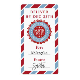 Kerstmis Speciale levering van Santa Gift Sticker