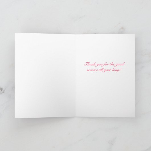 Kerstmis - Specifiek Beroep - Beroeps Feestdagen Kaart (Binnen)