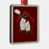 Kerstmis - Startkleding Metalen Ornament (Rechts)