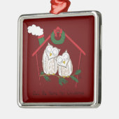 Kerstmis - Startkleding Metalen Ornament (Links)