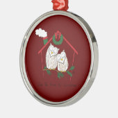 Kerstmis - Startkleding Metalen Ornament (Links)