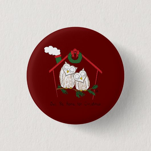 Kerstmis - Startkleding Ronde Button 3,2 Cm (Voorkant)